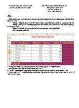 Đề thi thực hành học kì II Tin học 7 (Kèm đáp án) - Năm học 2014-2015 - Trường THCS Suối Nho